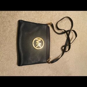 Navy blue crossbody bag